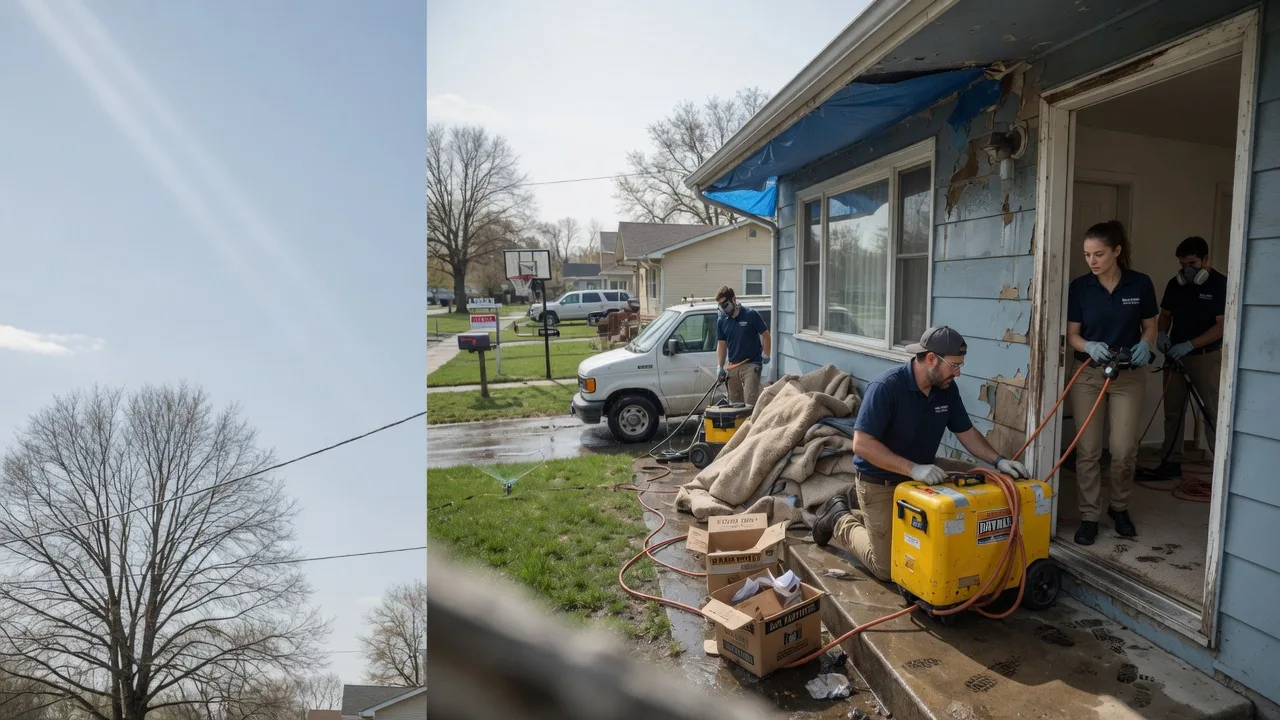 Basement Flood Cleanup in Meridian, NY near me